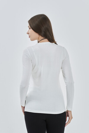 10074 BİSİKLET YAKA UZUN KOL BODY - 3