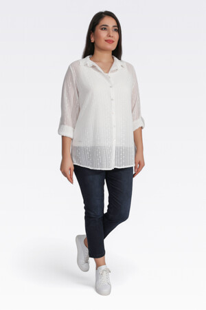 10249 NAKIŞ DETAYLI BLUZ - 2