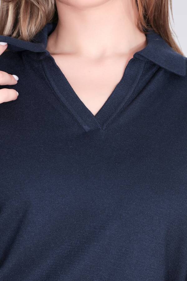 10734 POLO YAKA RAHAT KESİM YUMUŞAK TUŞELİ TRİKO