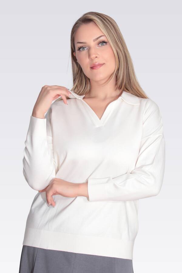 10734 POLO YAKA RAHAT KESİM YUMUŞAK TUŞELİ TRİKO