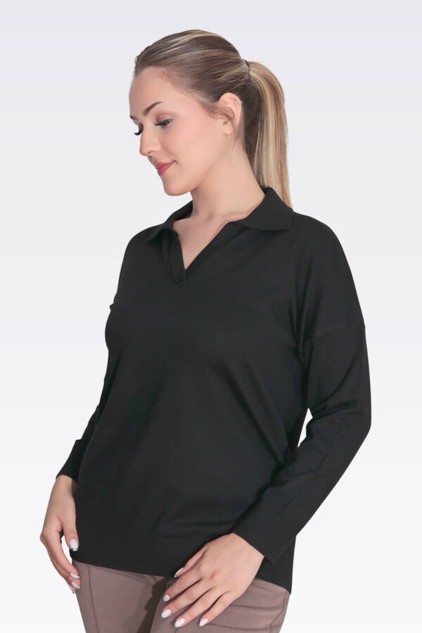 10734 POLO YAKA RAHAT KESİM YUMUŞAK TUŞELİ TRİKO