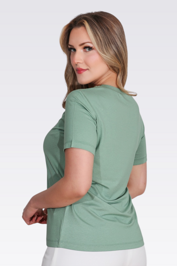 10741 TAŞ BASKILI ÖRME BLUZ