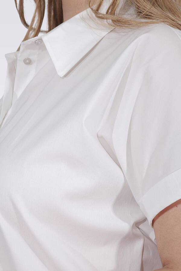 10759 PAMUKLU KUMAŞ RAHAT KESİM GÖMLEK