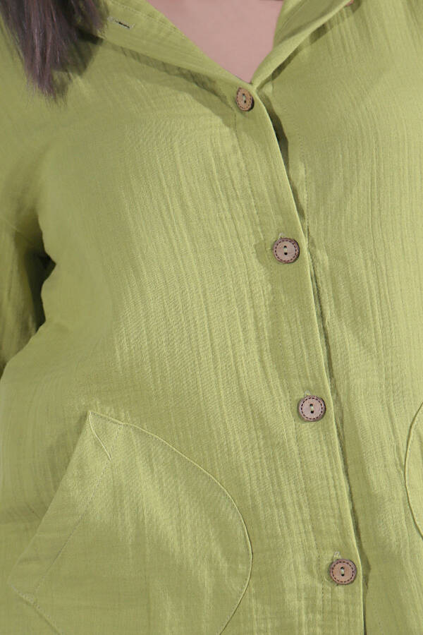 10762 KAPÜŞONLU MÜSLİN CEKET - 5