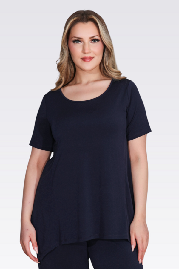 10914 KISA KOL ÖRME TUNİK