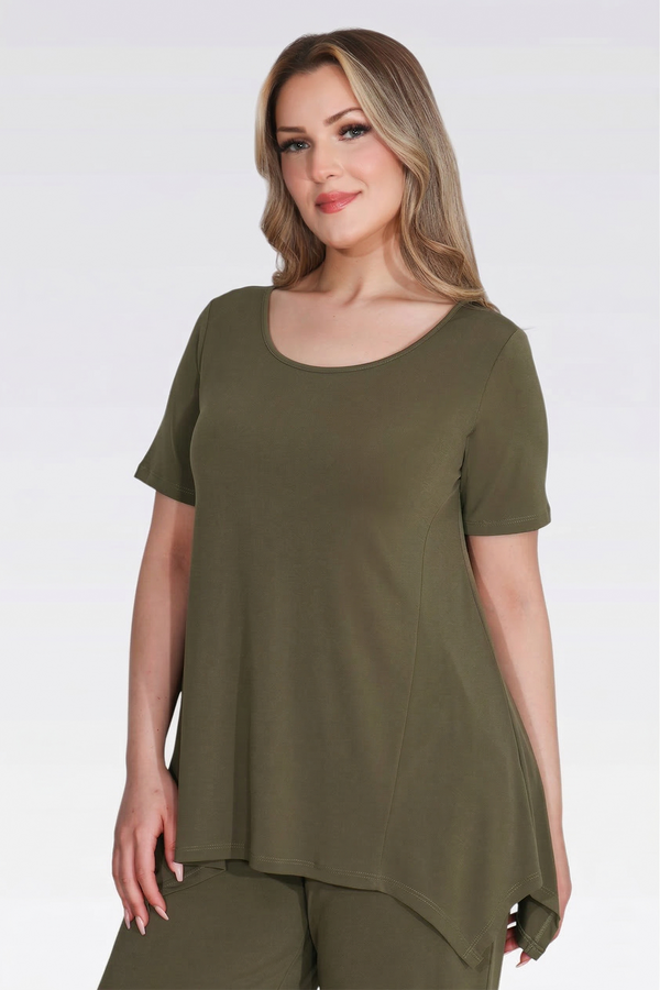 10914 KISA KOL ÖRME TUNİK