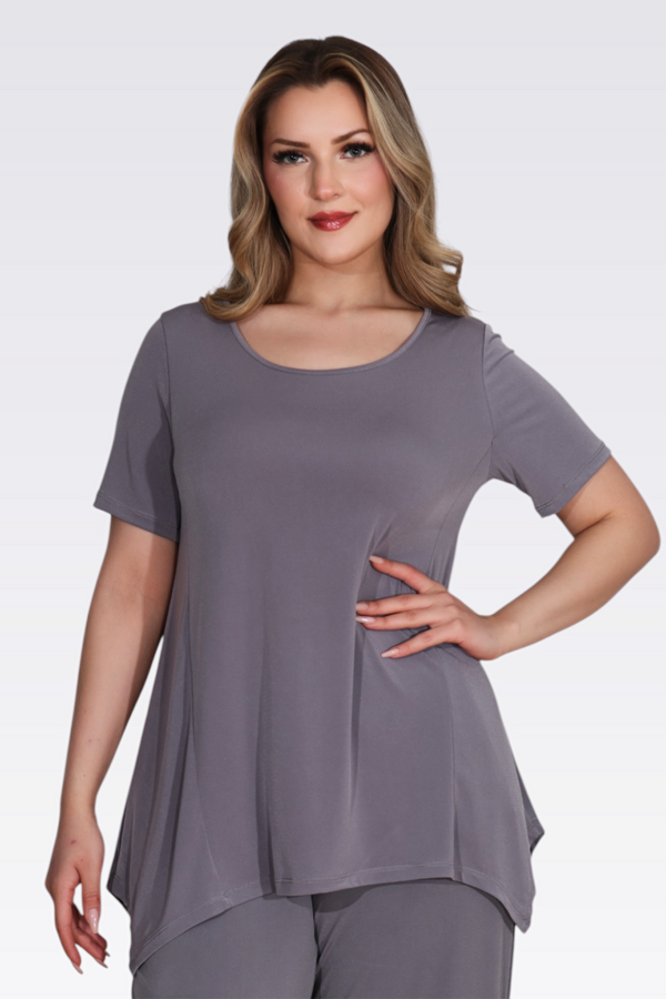 10914 KISA KOL ÖRME TUNİK