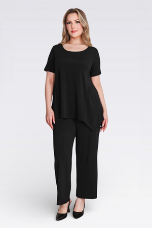 10914 KISA KOL ÖRME TUNİK - Thumbnail