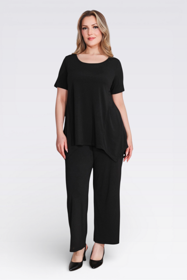 10914 KISA KOL ÖRME TUNİK