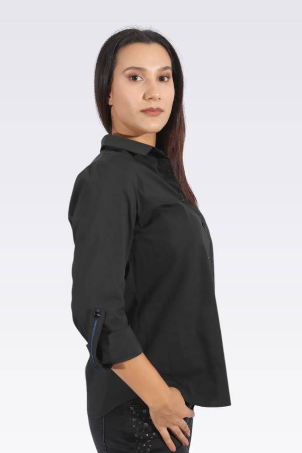10940 ŞERİT DETAYLI SPOR GÖMLEK - 3