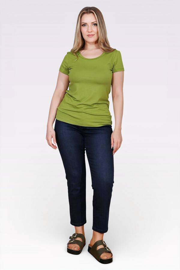 10976 BİSİKLET YAKA KISA KOL TSHİRT