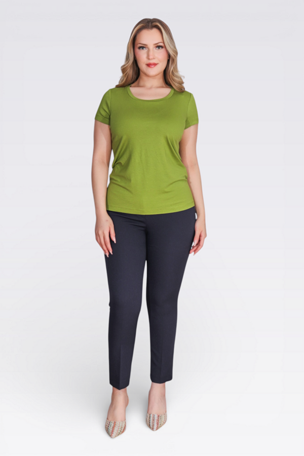 30079 DAR PAÇALI BİLEK BOY OFİS PANTOLON