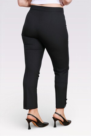 30106 ŞIK DÜĞME DETAYLI BİLEK BOY PANTOLON - Thumbnail