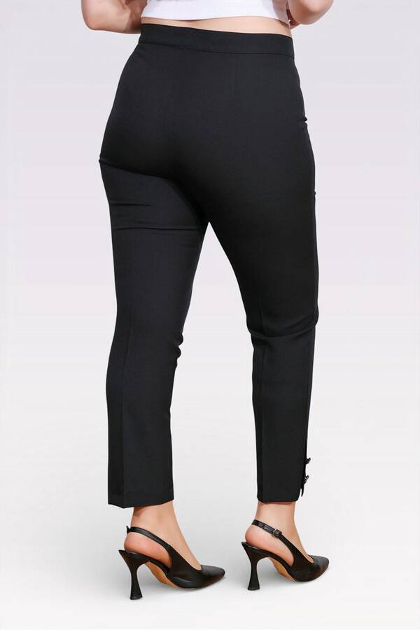 30106 ŞIK DÜĞME DETAYLI BİLEK BOY PANTOLON