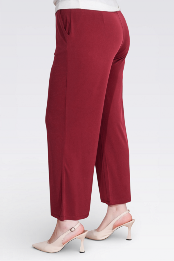 30140 BELİ LASTİKLİ RAHAT KESİM BORU PAÇA BİLEK BOY PANTOLON