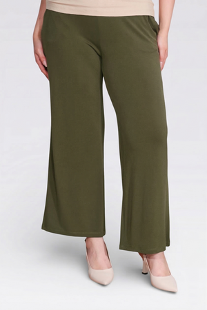 30140 BELİ LASTİKLİ RAHAT KESİM BORU PAÇA BİLEK BOY PANTOLON - Thumbnail