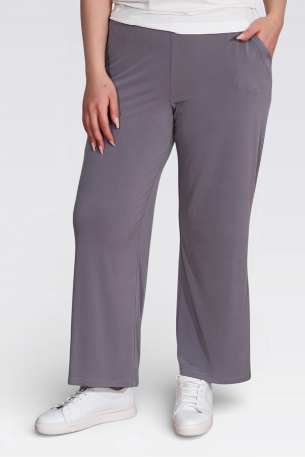 30140 BELİ LASTİKLİ RAHAT KESİM BORU PAÇA BİLEK BOY PANTOLON