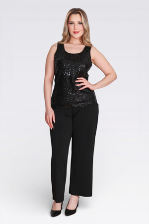 TOLGA SARAÇOĞLU - 30140 BELİ LASTİKLİ RAHAT KESİM BORU PAÇA BİLEK BOY PANTOLON