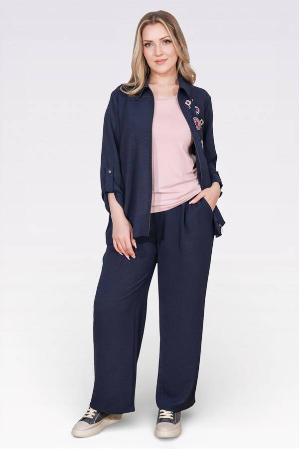 30176 BELİ LASTİKLİ BORU PAÇA AYROBİN PANTOLON