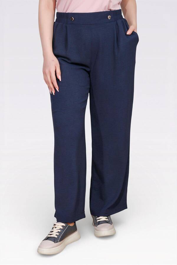 30176 BELİ LASTİKLİ BORU PAÇA AYROBİN PANTOLON