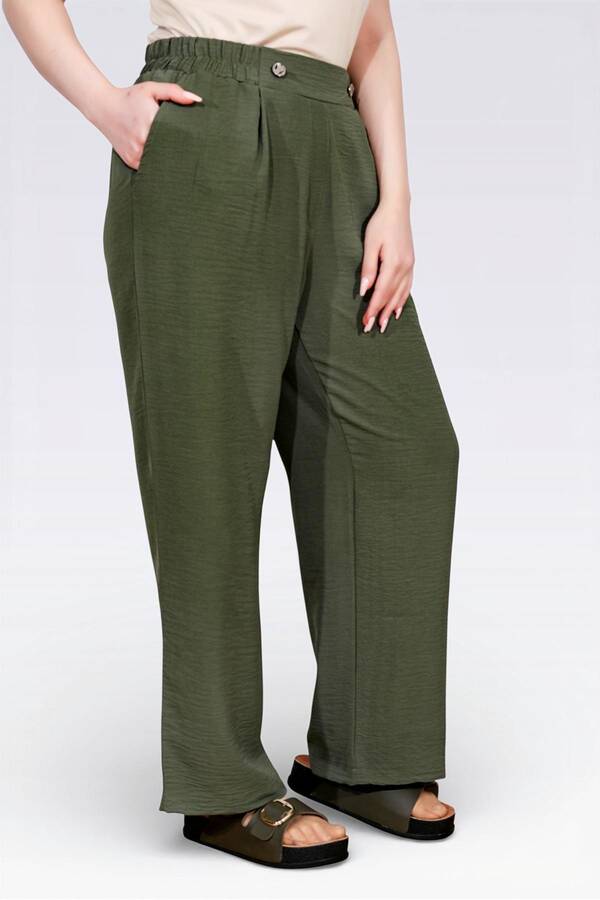 30176 BELİ LASTİKLİ BORU PAÇA AYROBİN PANTOLON