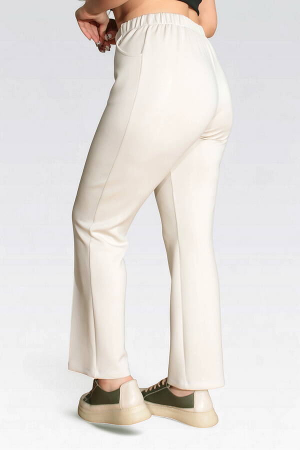 30307 YUMUŞAK TUŞELİ MODAL KUMAŞ ÖRME PANTOLON