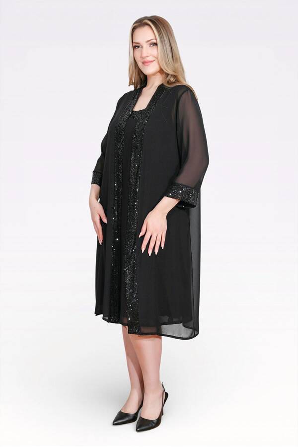 40175 PUL DETAYLI ŞIK İKİLİ TAKIM