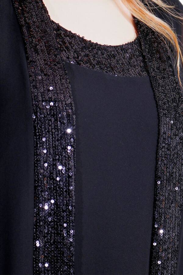 40175 PUL DETAYLI ŞIK İKİLİ TAKIM