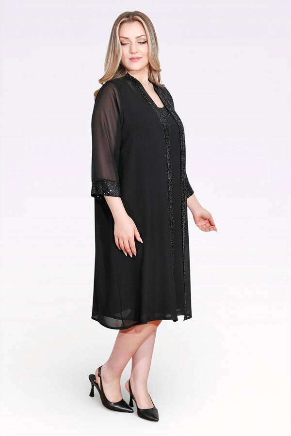 40175 PUL DETAYLI ŞIK İKİLİ TAKIM