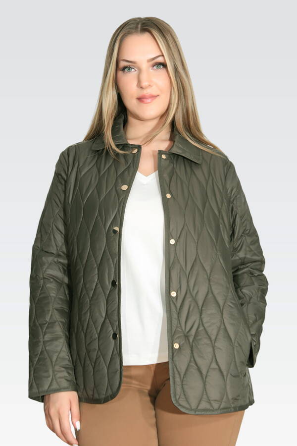 50119 HAFİF ELYAF KAPİTONE CEKET