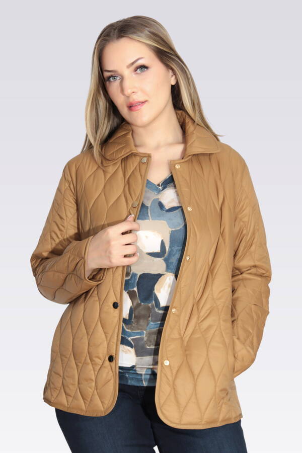 50119 HAFİF ELYAF KAPİTONE CEKET