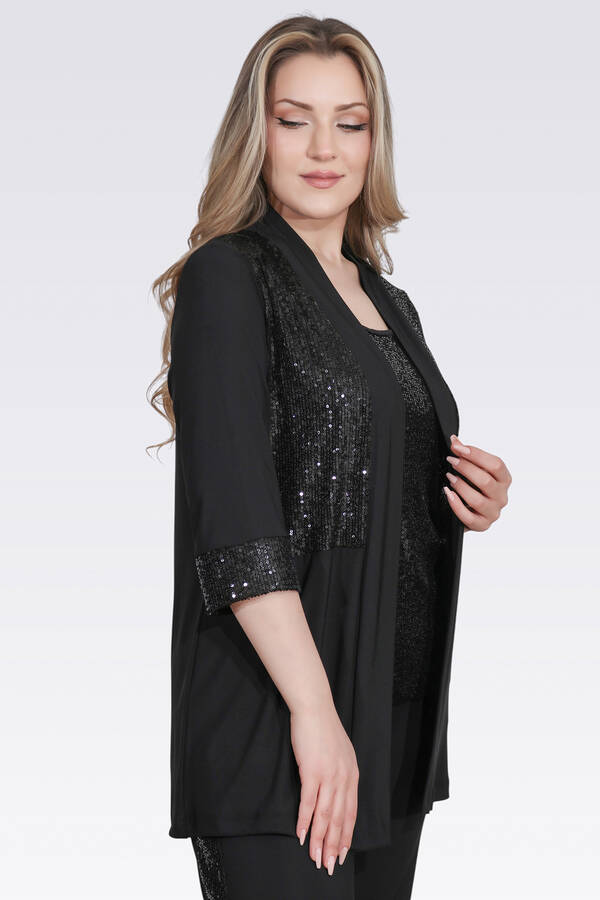 50137 PUL DETAYLI ŞIK ÖRME TUNİK