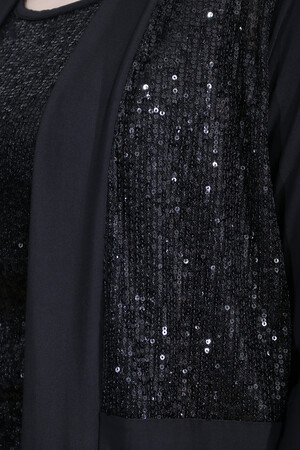 50137 PUL DETAYLI ŞIK ÖRME TUNİK - Thumbnail