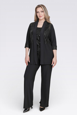 50137 PUL DETAYLI ŞIK ÖRME TUNİK - Thumbnail