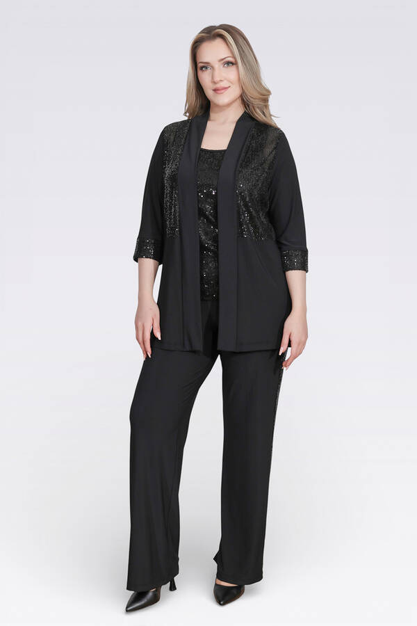 50137 PUL DETAYLI ŞIK ÖRME TUNİK