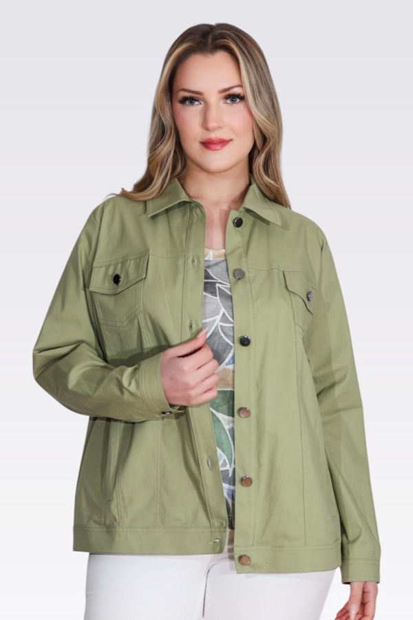 50162 PAMUKLU ESNEK KUMAŞ ASTARSIZ CEKET