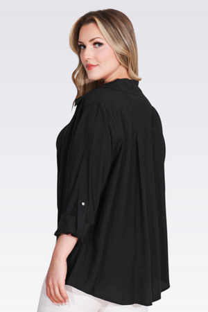 50177 MODAL KARIŞIMLI FERMUARLI İNCE CEKET - Thumbnail