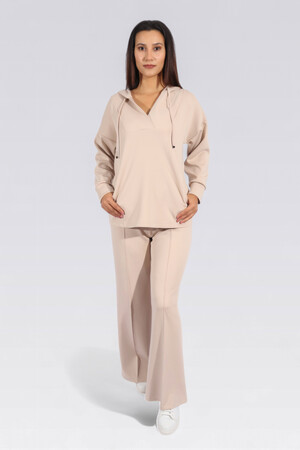 50259 RAHAT KESİM KAPÜŞONLU SWEATSHİRT - 2
